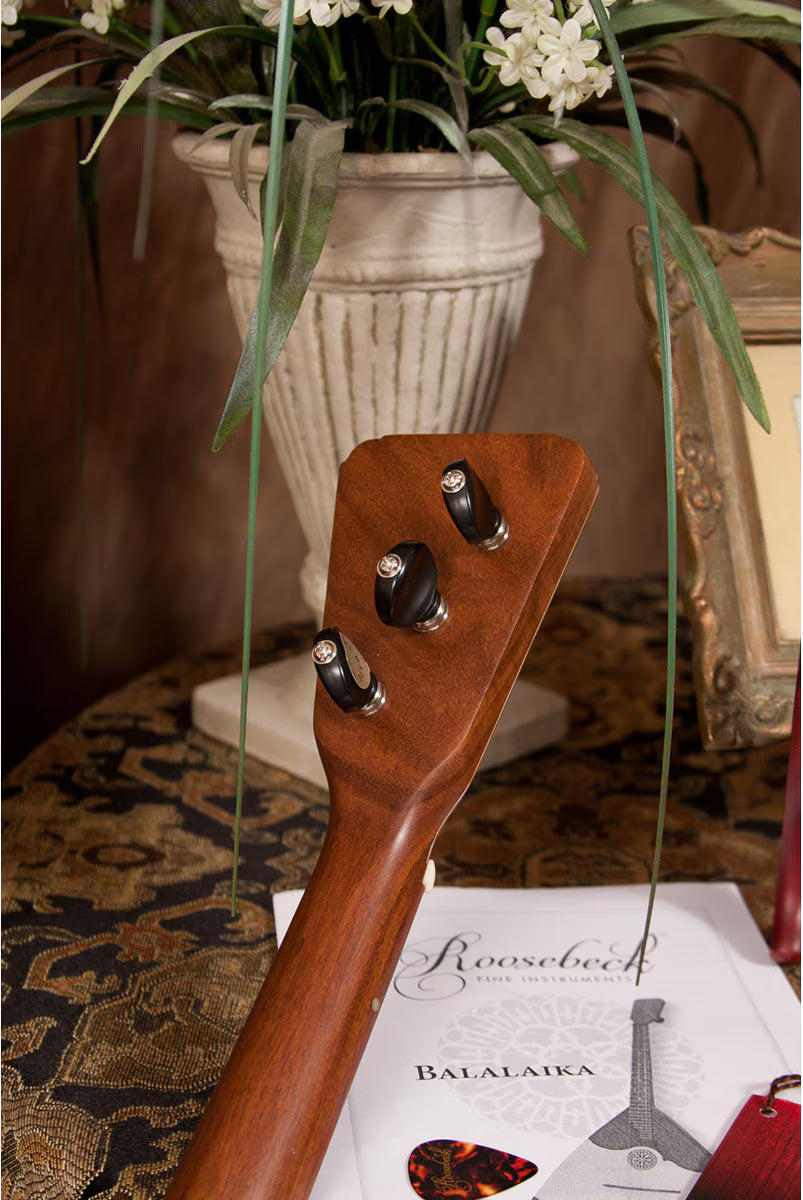 Roosebeck Deluxe Russian Balalaika Prima (Rosewood Body, Deluxe Features) Padded Nylon Gig Bag