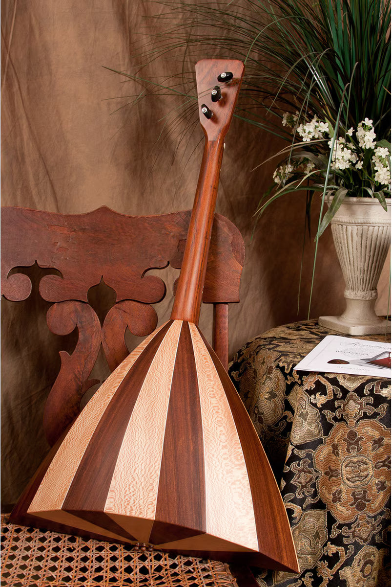 Roosebeck Balalaika (Rosewood Variegated) Nylon Gig Bag & Extra String Set