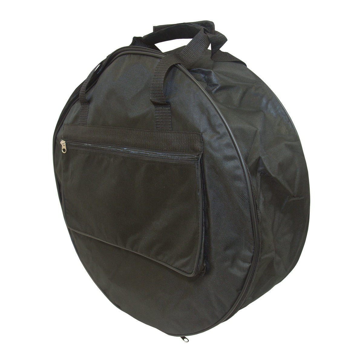 Roosebeck 18" Bodhran & Gig Bag (Mulberry/Black, Natural Goatskin Head, Inside Tunable, T-Bar)