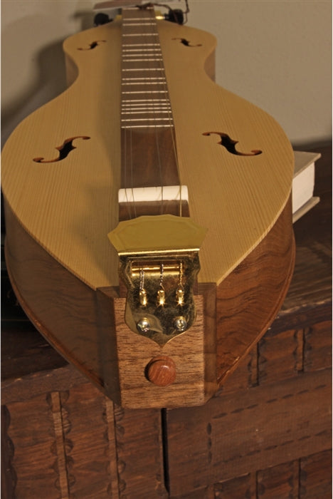 Roosebeck "Emma" Mountain Dulcimer, Walnut, 4 String, F-Scrolls