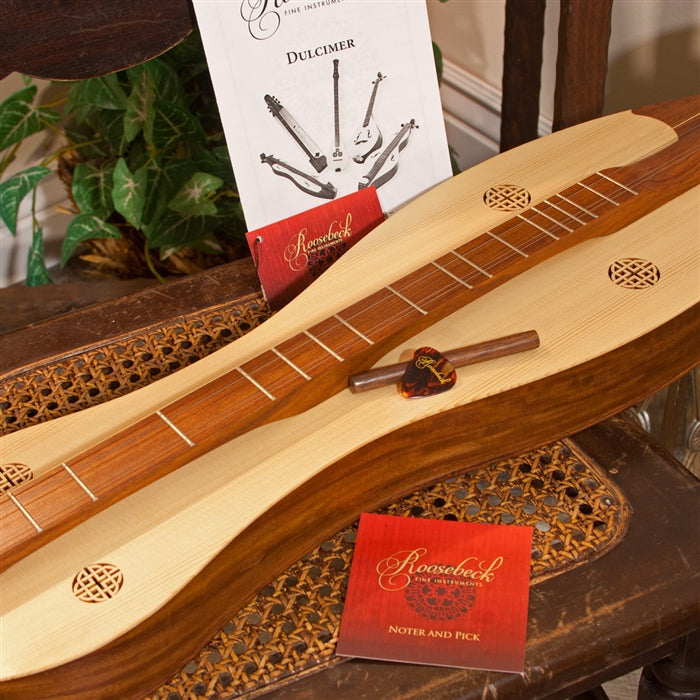 Roosebeck "Grace" Mountain Dulcimer, 4 String, Knotwork