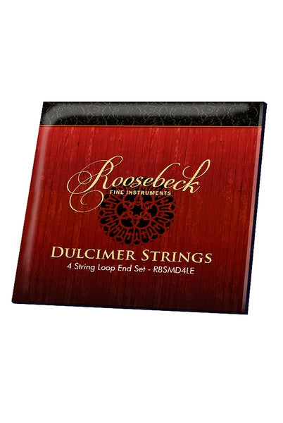 Extra string set. Roosebeck "Grace" Mountain Dulcimer, 4 String, F-Scrolls, Walnut