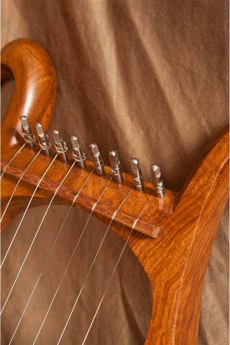 Lyre Harp, 8-String, Lacewood & Sheesham