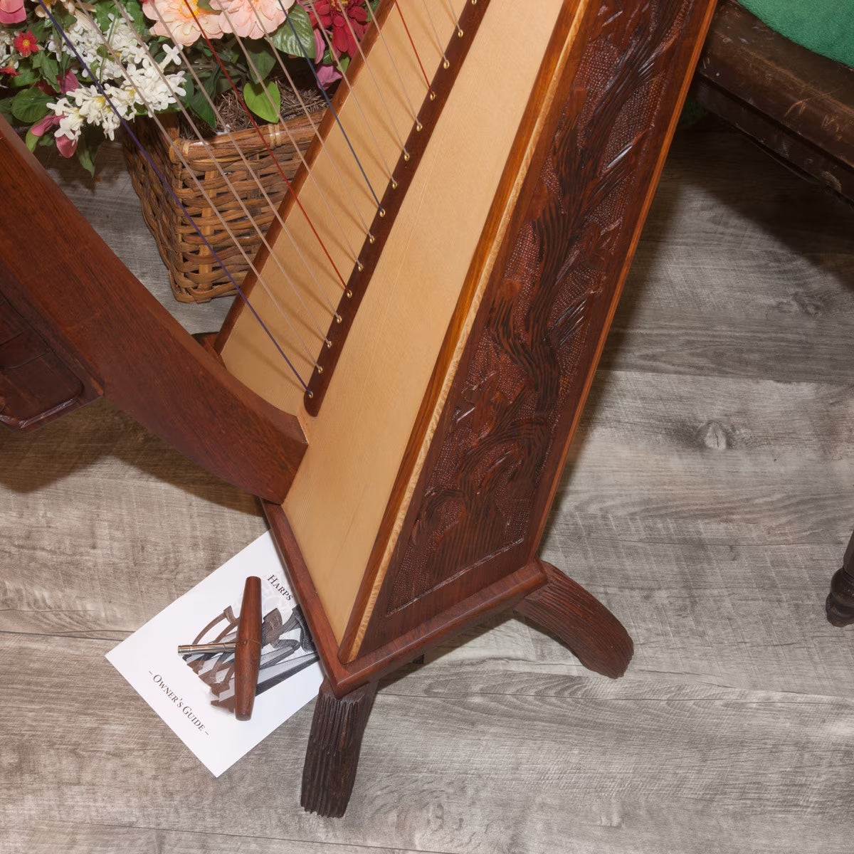 Roosebeck Woodlands Harp | 26 Strings | Chelby Levers
