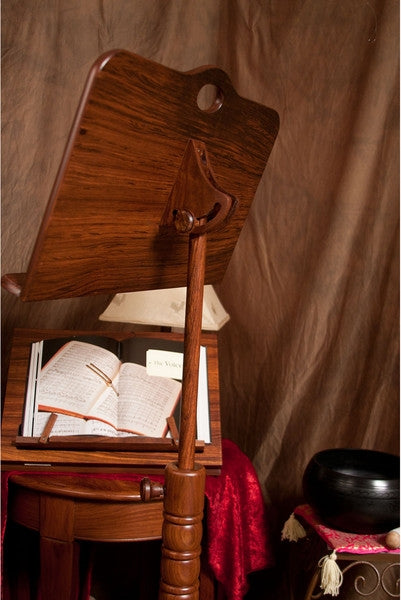 Roosebeck Colonial Sheesham Music Stand, Single Tray