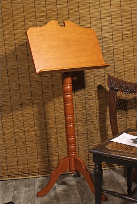 Roosebeck Boston Music Stand, Red Cedar, Single Tray