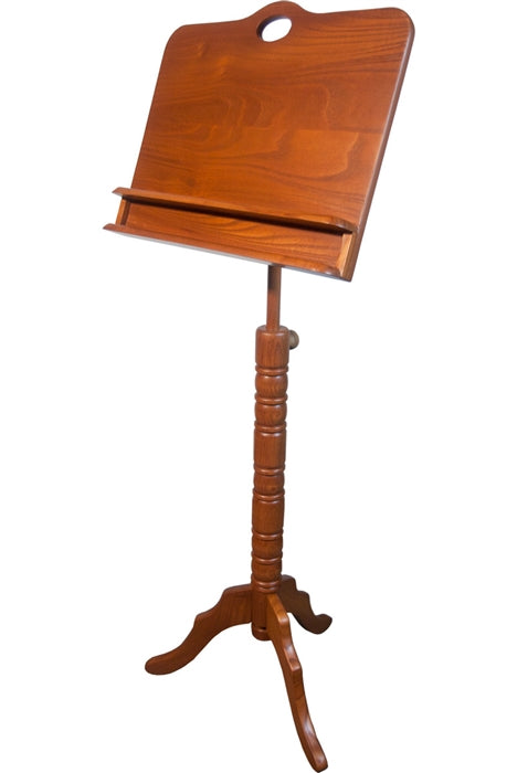 Roosebeck Colonial Red Cedar Music Stand, Double Shelf