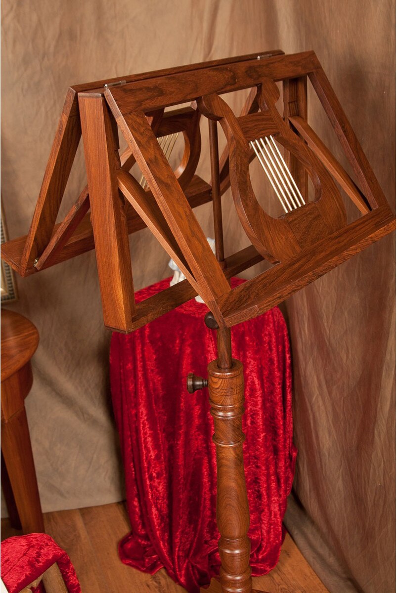 Roosebeck Regency Double Tray Music Stand, Sheesham