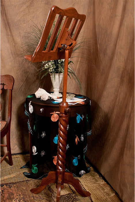 Roosebeck Wood Spiral Music Stand, Single