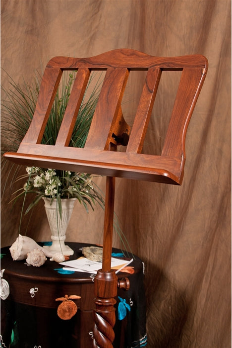 Roosebeck Wood Spiral Music Stand, Single