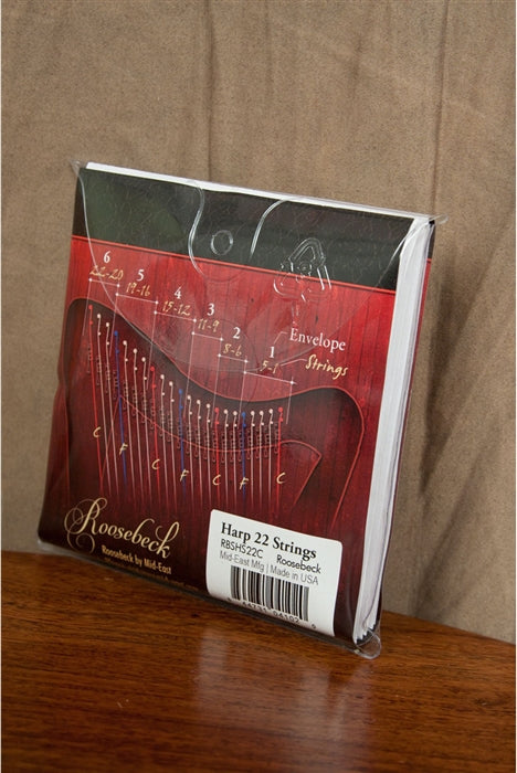 Roosebeck Heather Harp Set, 22 Strings, C-C