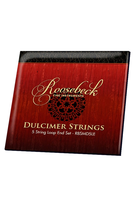 Roosebeck Mountain Dulcimer 5-String Set, Loop Ends