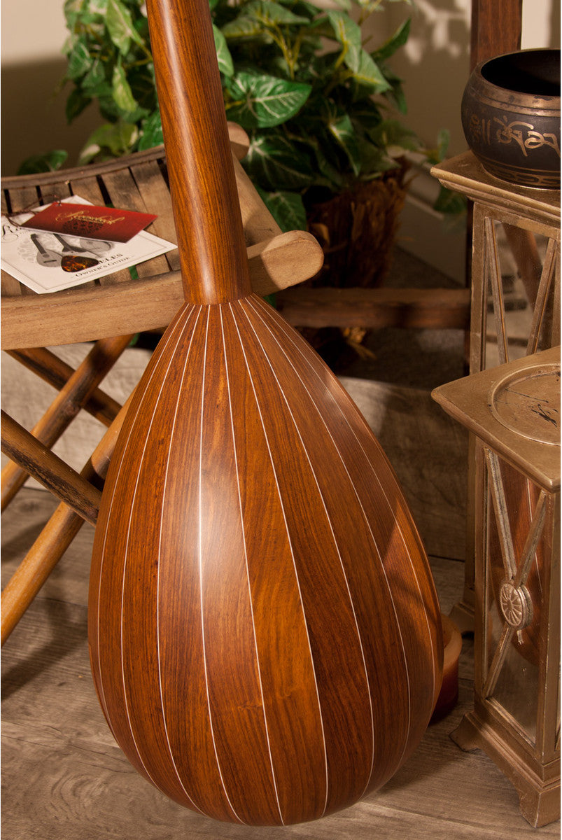 Bowl Body. Roosebeck Baritone Baroque Ukulele (Bowl Back, Friction Tuners, Padded Nylon Case)