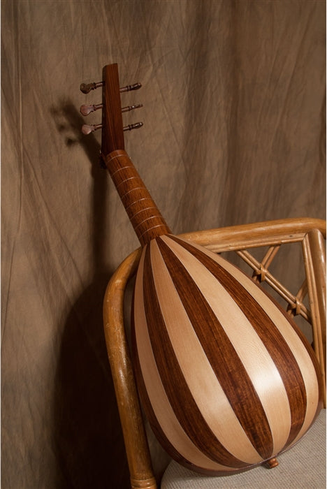 Roosebeck Baroque Tenor Lute Ukulele, bowl back variegated Sheesham & Lacewood