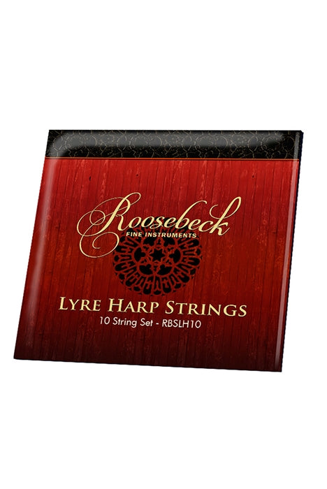 Lyre Harp, 10-String, Lacewood