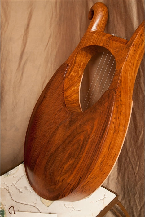 Lyre Harp, 8-String, Lacewood & Sheesham