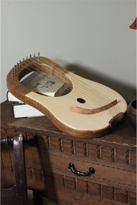Lyre Harp, 10-String, Walnut