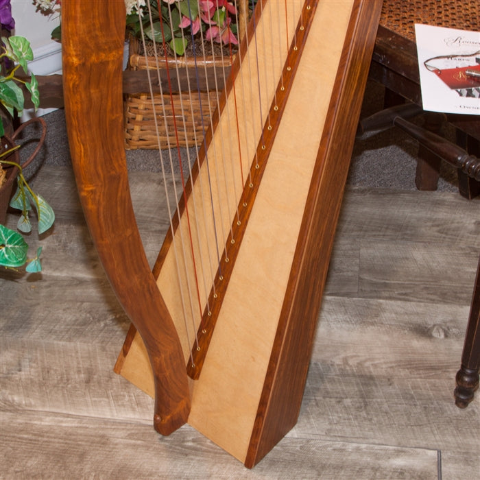 Roosebeck Minstrel Harp, 29 Strings, 5 Panel, Sheesham, Chelby Levers