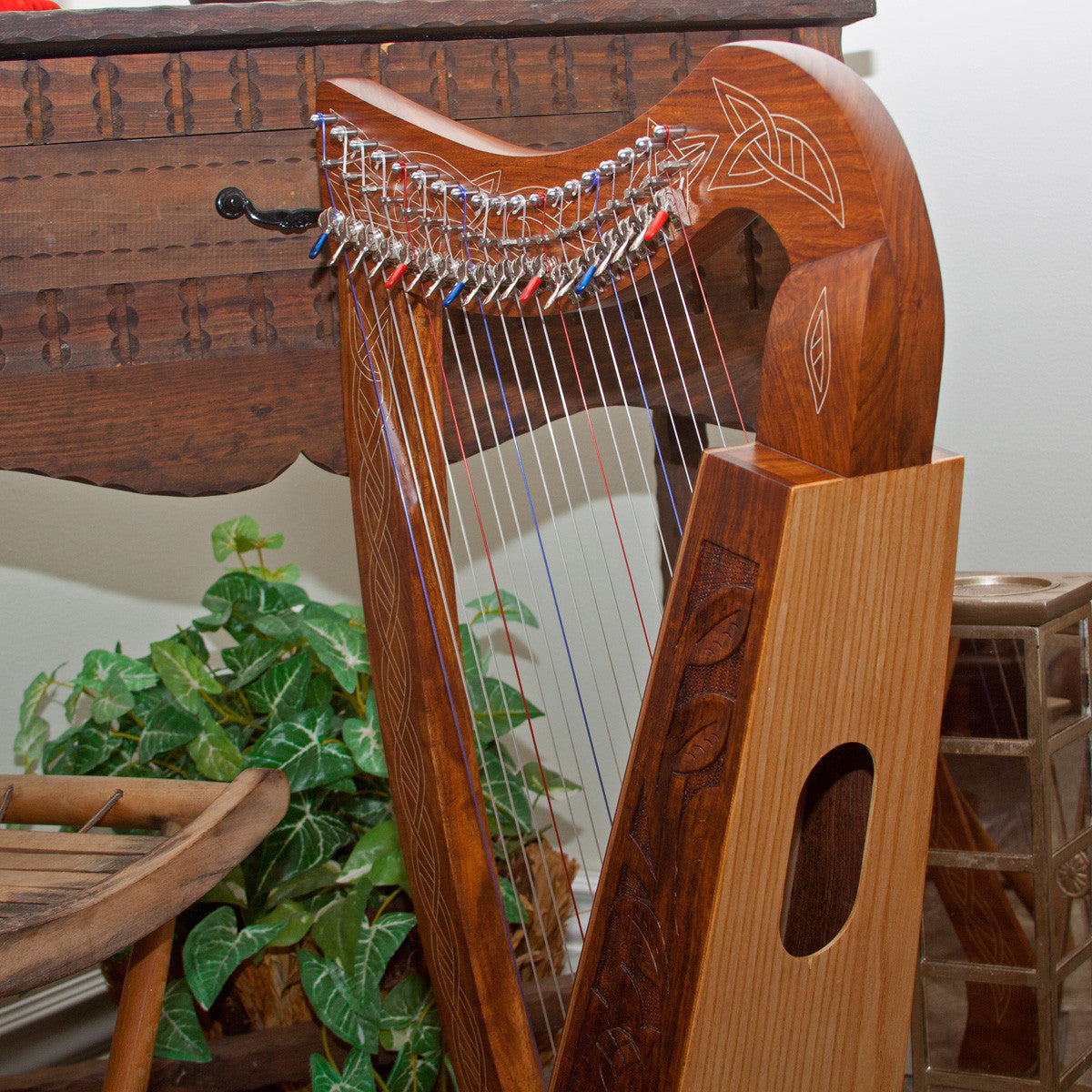 Roosebeck 19 String Beginner & Student Harp Sheesham