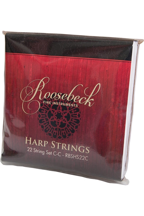 Roosebeck 22 C-C string Heather Harp string set.