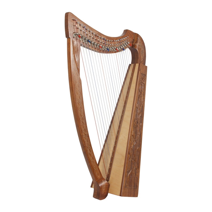 Roosebeck Heather Harp, 22 Strings, Chelby Levers, Vine