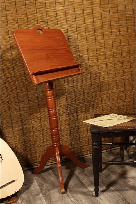 Roosebeck Colonial Red Cedar Music Stand, Double Shelf