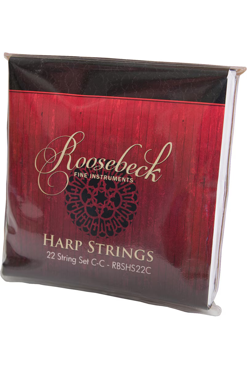 Roosebeck 22 String Parisian Harp (Solid Walnut, Upgraded Chelby Levers)