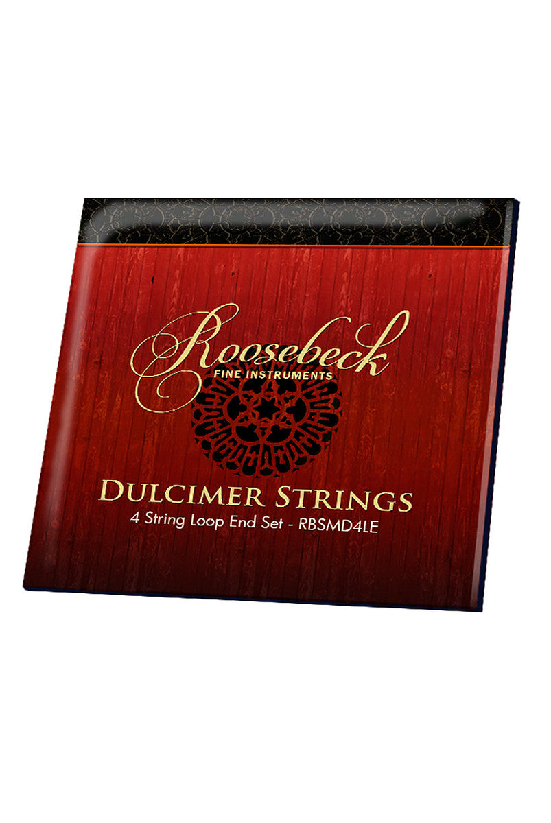 Roosebeck dulcimer 4 string set, loop ends.