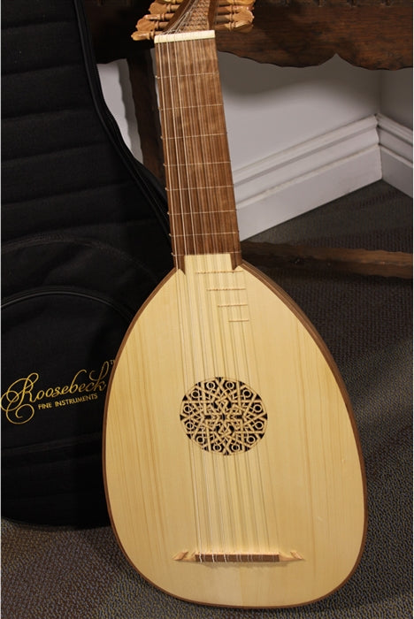 Roosebeck Deluxe 7-Course Lute, Walnut & Canadian Spruce